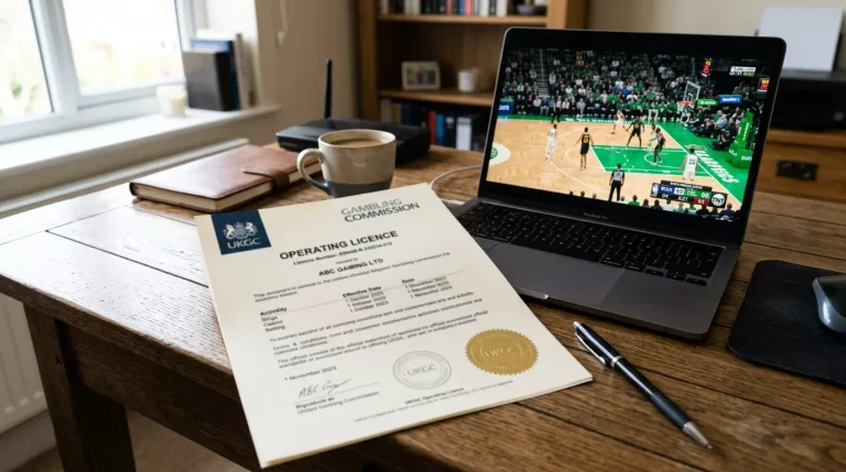 UK Gambling Commission regulation guide for NBA betting covering licensing and player protection